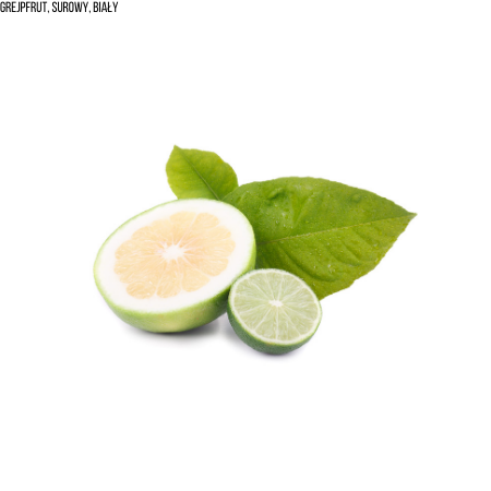 Grejpfrut, surowy, biały
