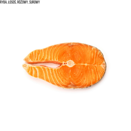 Ryba, łosoś, różowy, surowy