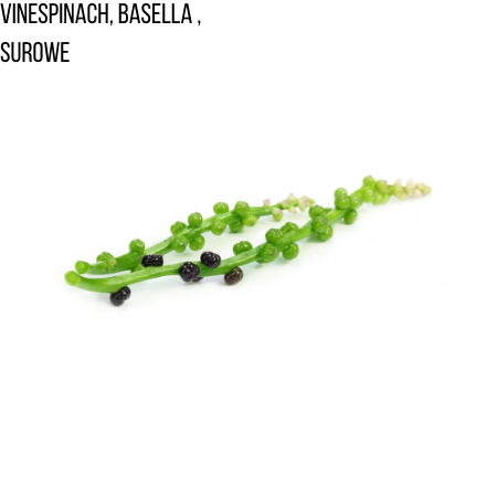 Miłowój biały, surowe