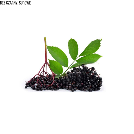 Bez czarny, surowe