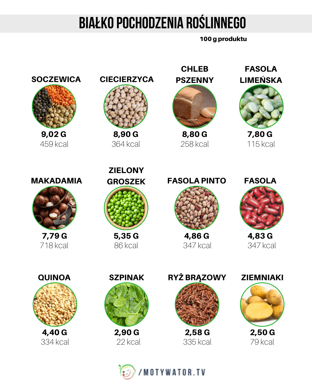 Białko pochodzenia roślinnego cześć 2