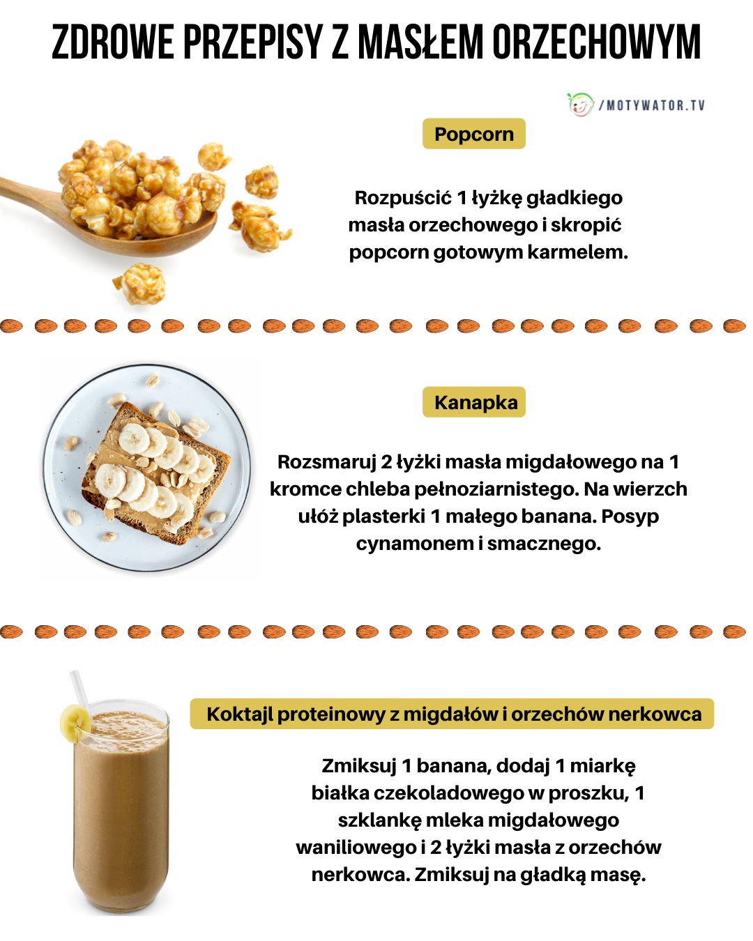Zdrowe przepisy z masłem orzechowym