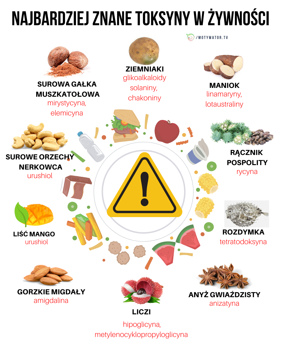 Najbardziej znane toksyny w żywności