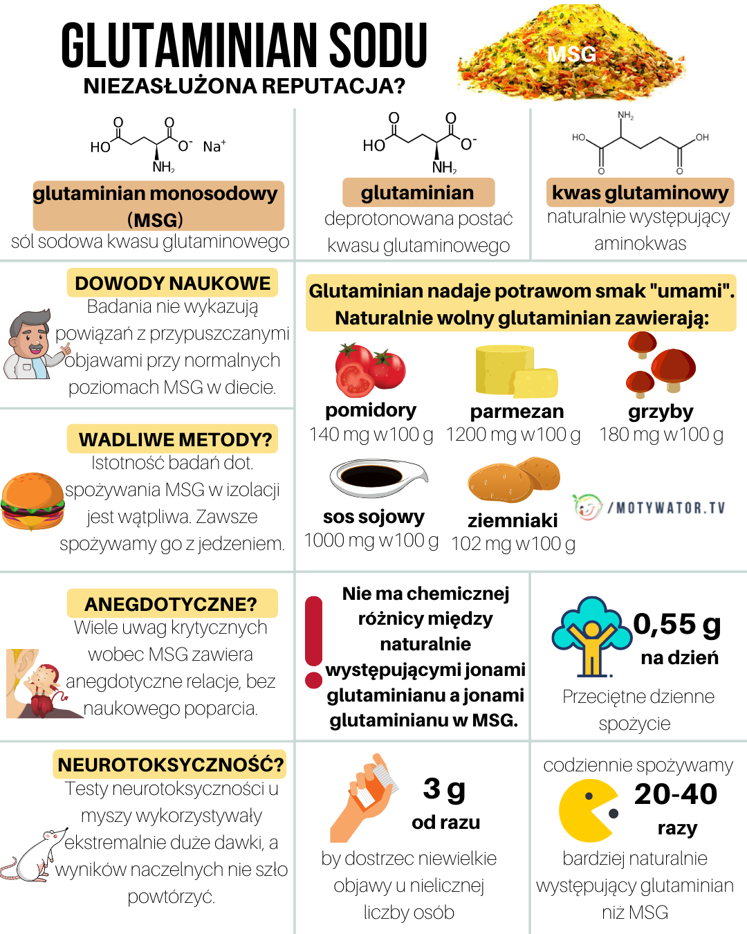Glutaminian sodu - niezasłużona reputacja ?