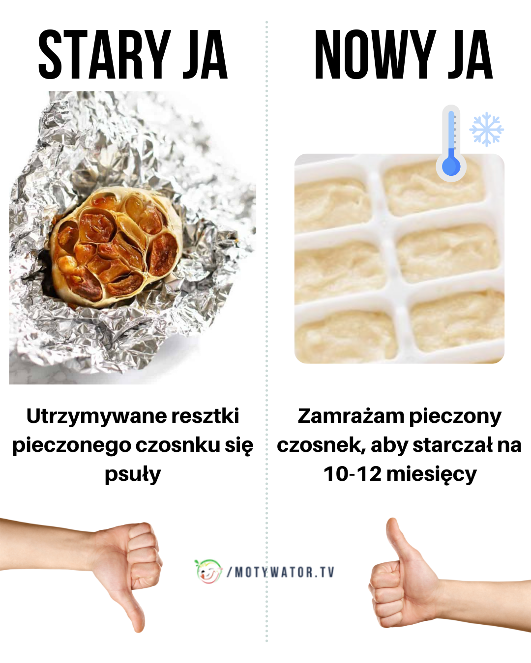 Stary, nowy ja - czosnek