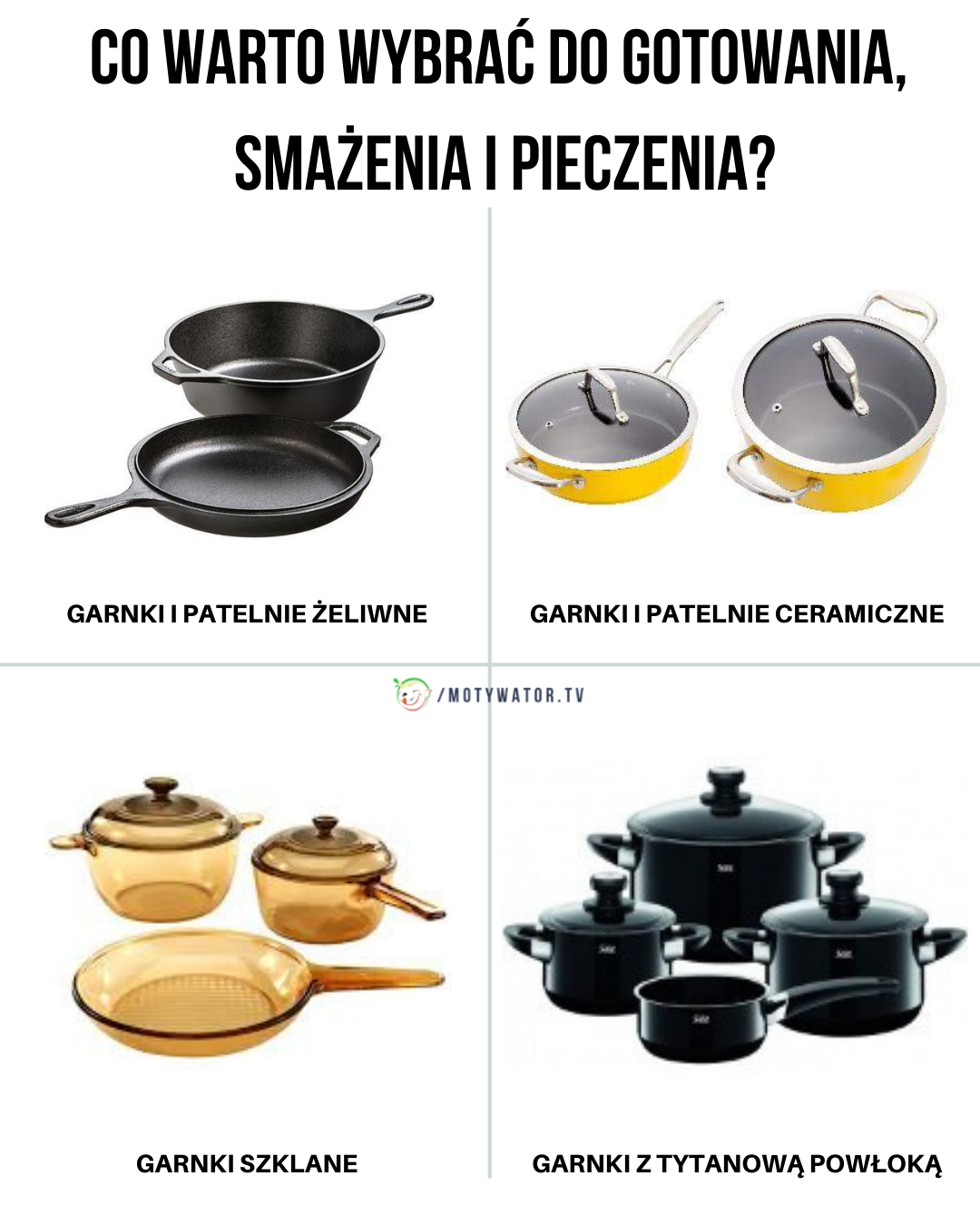 Co warto wybrać do gotowania, smażenia i pieczenia ?