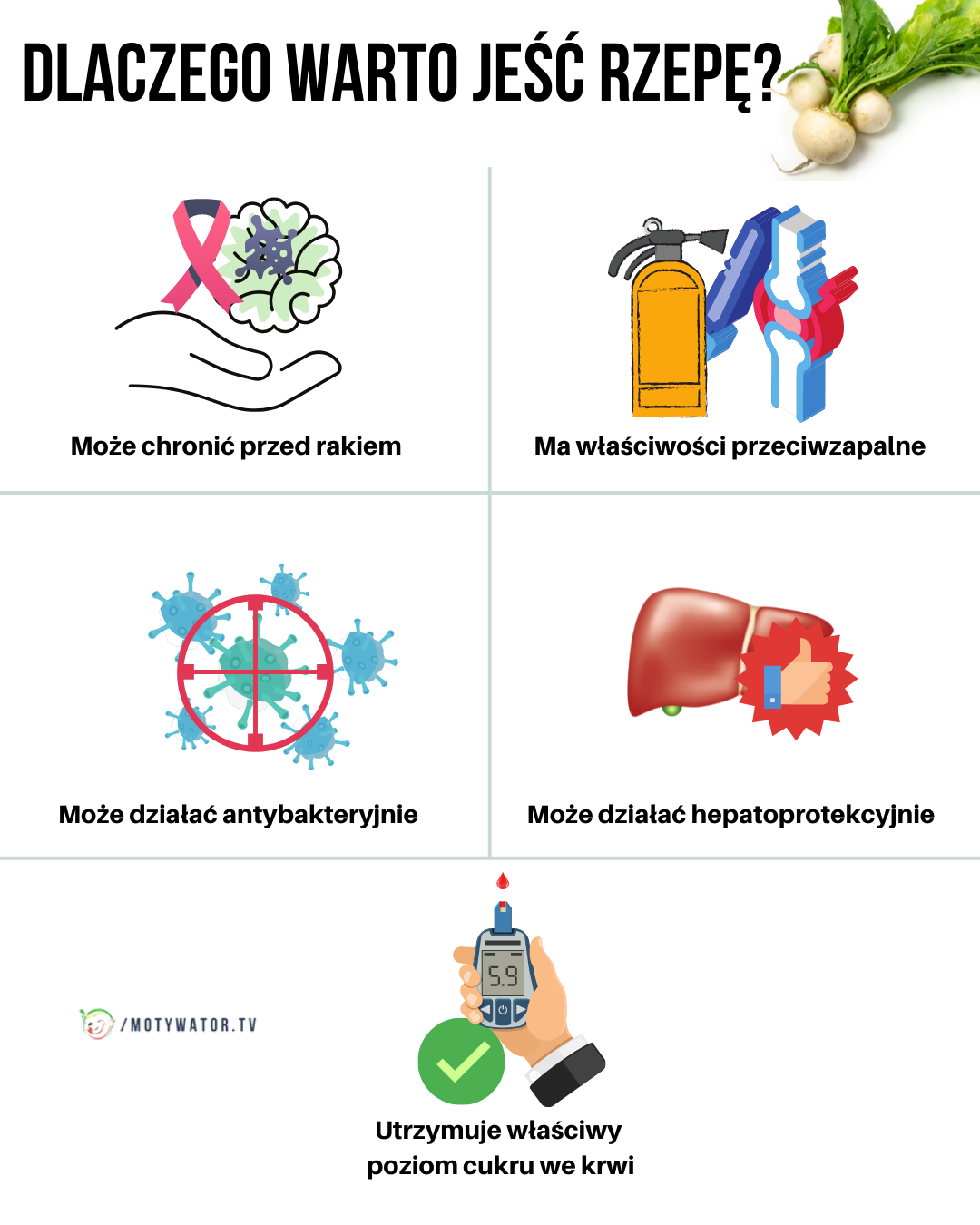 Dlaczego warto jeść rzepę ?