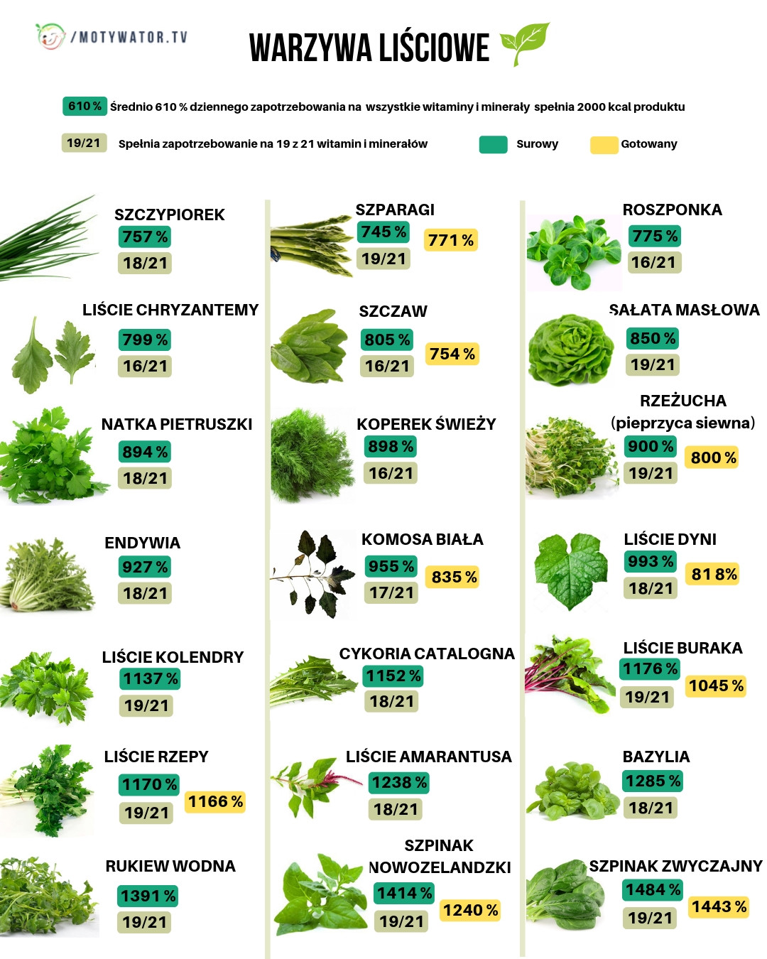 Zostań ekspertem od warzyw liściowych – przewodnik po 40 najzdrowszych pozycjach