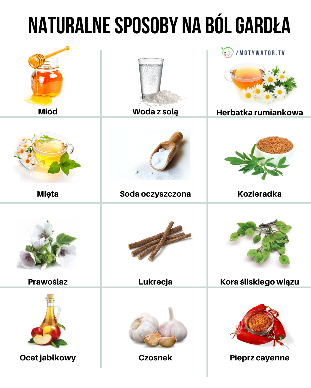 Szybko pozbądź się zapalenia migdałków i bólu gardła. 10 naturalnych produktów. Stosowane przez naszych dziadków