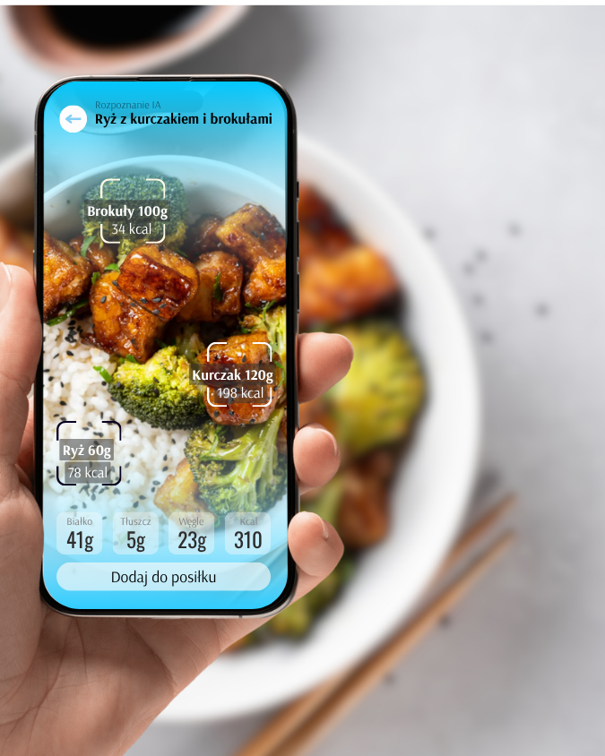 AI Licznik Kalorii - Rozpoznawanie jedzenia