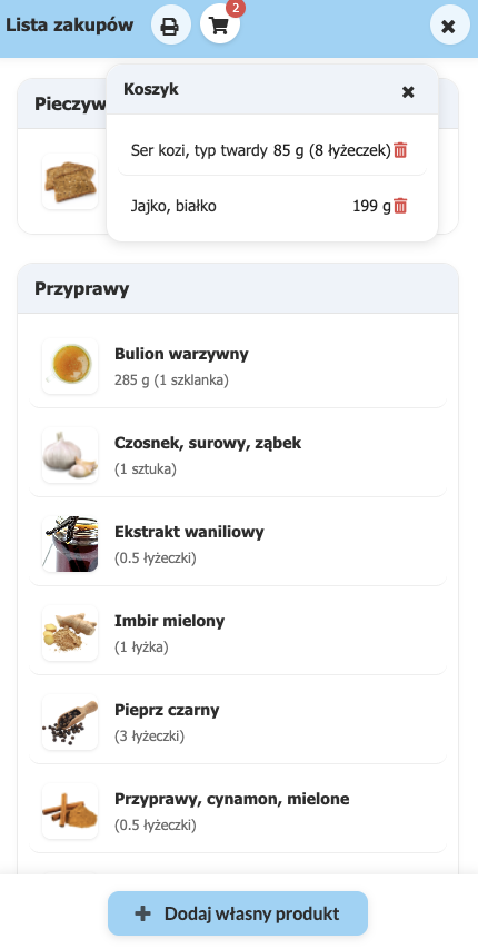Lista zakupów