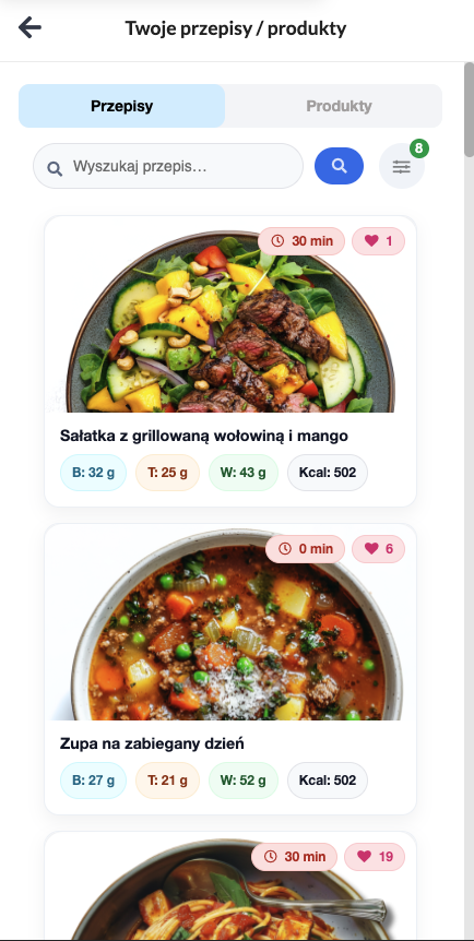 Wyszukiwanie przepisów